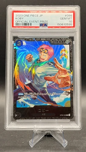 Koby OP02-098 Official Event Prize PSA 10 Gem Mint One Piece Japanese 2023
