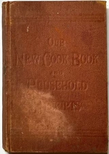 1882 FIRESIDE COOK BOOK PRACTICAL RECEIPTS NICHOLS SUBSCRIPTION HOUSEHOLD RARE