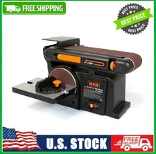 WEN 4.3-Amp 4 x 36 in. Belt and 6 in. Disc Sander with Cast Iron Base NEW