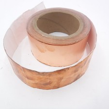2" x 54' 18 Yards Copper Foil Tape Roll .06mm 2.36 mil Conductive Adhesive