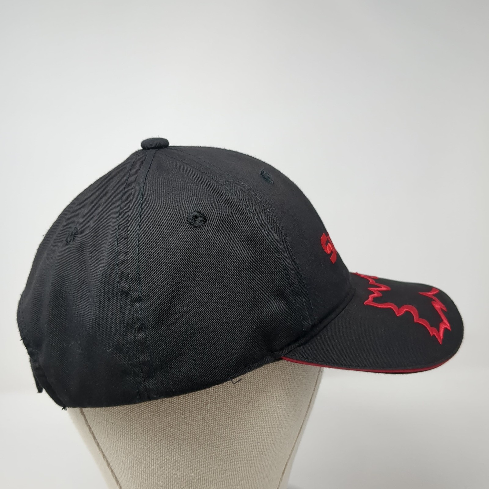 Simplot Canada Strapback Baseball Cap Black OS Ad… - image 5