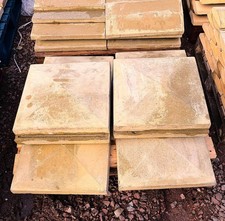 Concrete Pier Caps - 6nr - Buff - 530 x 530mm - Seconds