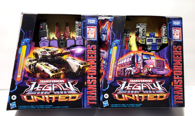 TRANSFORMERS LEGACY UNITED G2 LASER OPTIMUS PRIME ARMADA GAL VATRON BOTH MISB