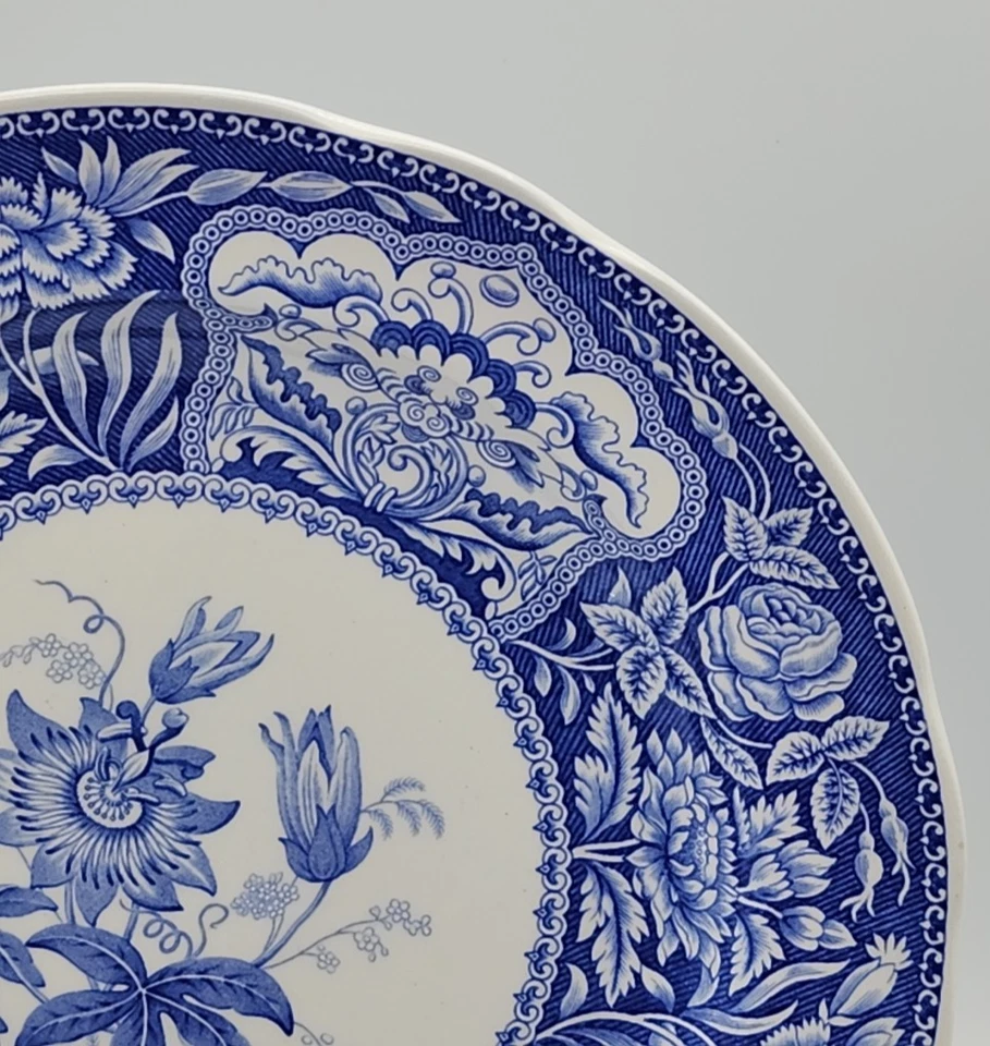 Plato de cena floral Spode Blue Room Collection aprox 10 1/2" de diámetro Foto 4 de 4