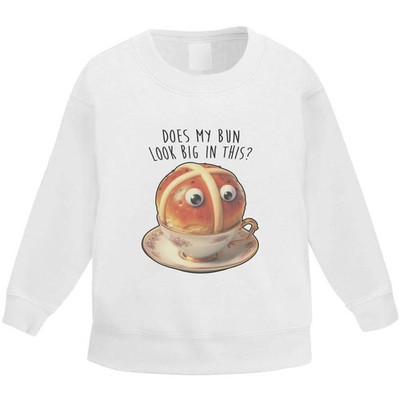 ''Does My Bun Look Big In This'' Kinder Sweatshirt / Pullover / Pulli (KW056299)