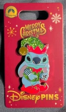 2025 Disney Parks Stitch Holiday Elf Merry Christmas NoC New Pin 