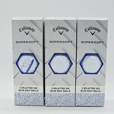 Callaway Golf Supersoft Splatter Golf Balls Blue 9- Pack