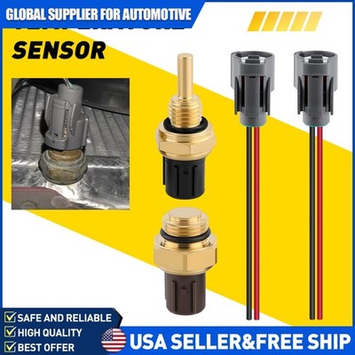 Cooling Fan Control Switch & Coolant Temperature Sensor with Wire Plug For Honda