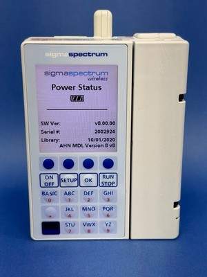 Baxter Sigma Spectrum Pump - V8 - B/G Battery - CLEAN LOAD POINT #2 Error