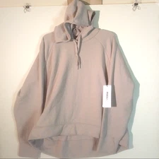 New RBX Active Sz XL Extra Large Beige Textured Pullover Hoodie Tan Sweatshirt