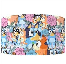 3 INCH 1 Yard Dog Bluey cartoon printed Grosgrain Ribbon 1246027