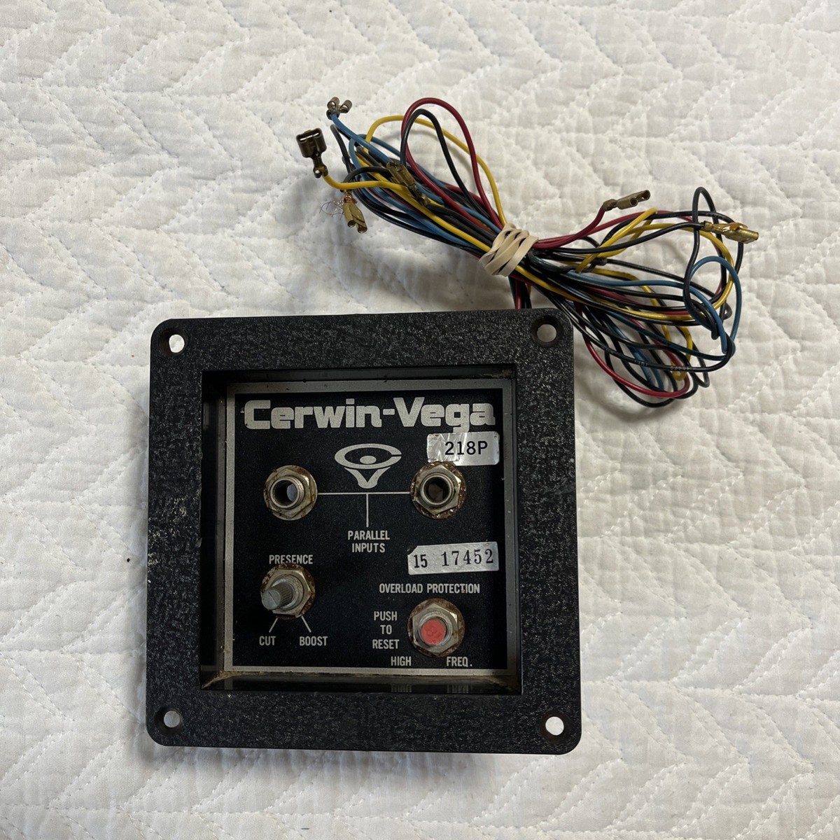 Cerwin Vega 218P Crossover Single | eBay