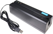 MSR605X USB Card Reader Writer Mag Swipe 3-Track Compatible W/ MSR206 MSR605 MSR