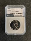 1962 FRANKLIN HALF DOLLAR PCI PR69+ SUPERB GEM+ PROOF     FREE SHIPPING!