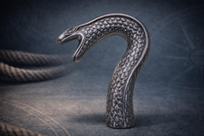 Snake Head Aluminum Cane Handle Vintage Style Walking Stick Gift