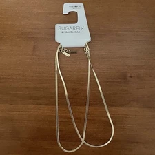 Sugarfix by Baublebar Layered NECKLACE Gold Tone Nickel Free New