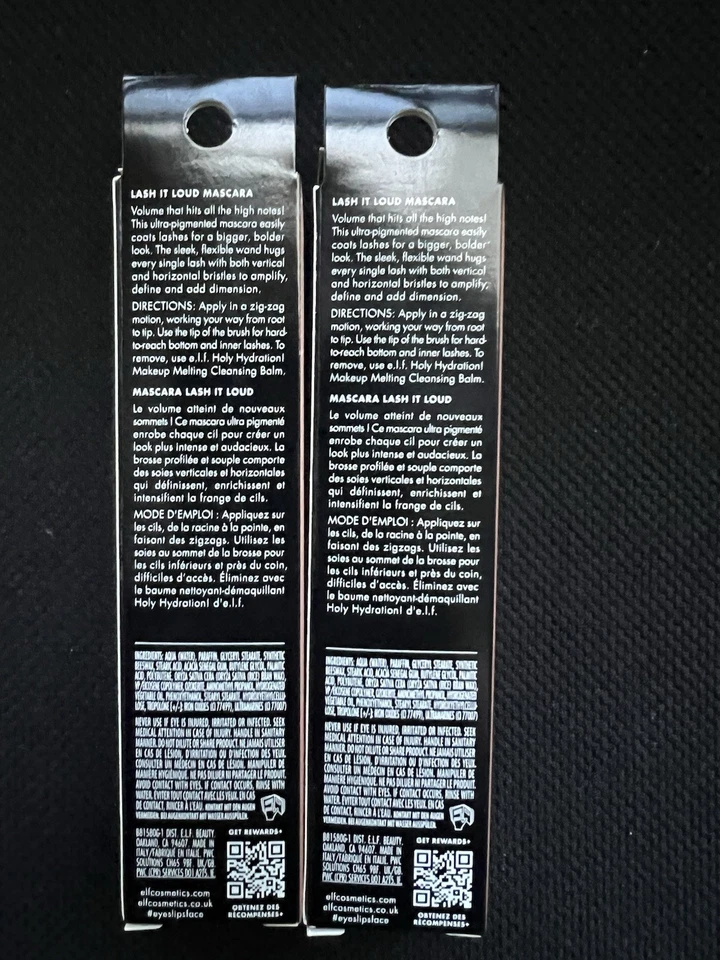 2 E.l.f. Lash It Loud Volume & Definition Black Mascara Rich Pigment 0.23fl oz - Image 3 of 4