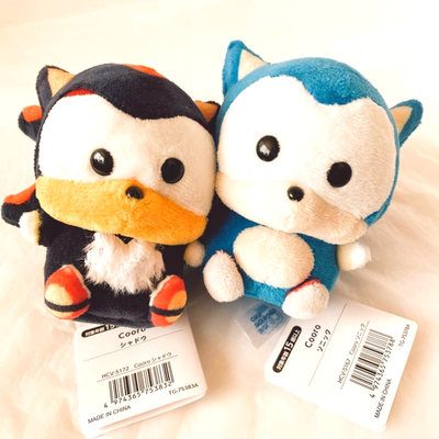 SEGA STORE Sonic the Hedgehog & Shadow Plush Mascot Cooro Limited