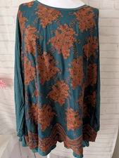 Logo By Lori Goldstein Blouse Size XL