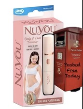 JML NuYou Face & Body Hair Trimmer Dual Gold Plated Heads. POSTED FREE TODAY