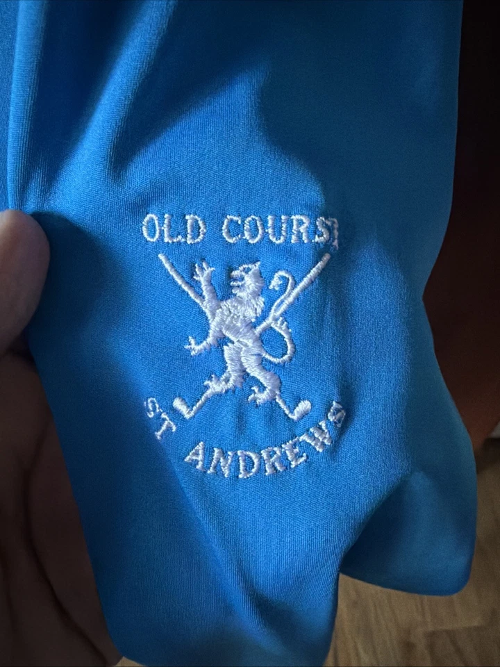 Adidas Primegreen St. Andrews Scotland Men's L Blue Performance Golf Hoodie NWOT - Image 4 of 4