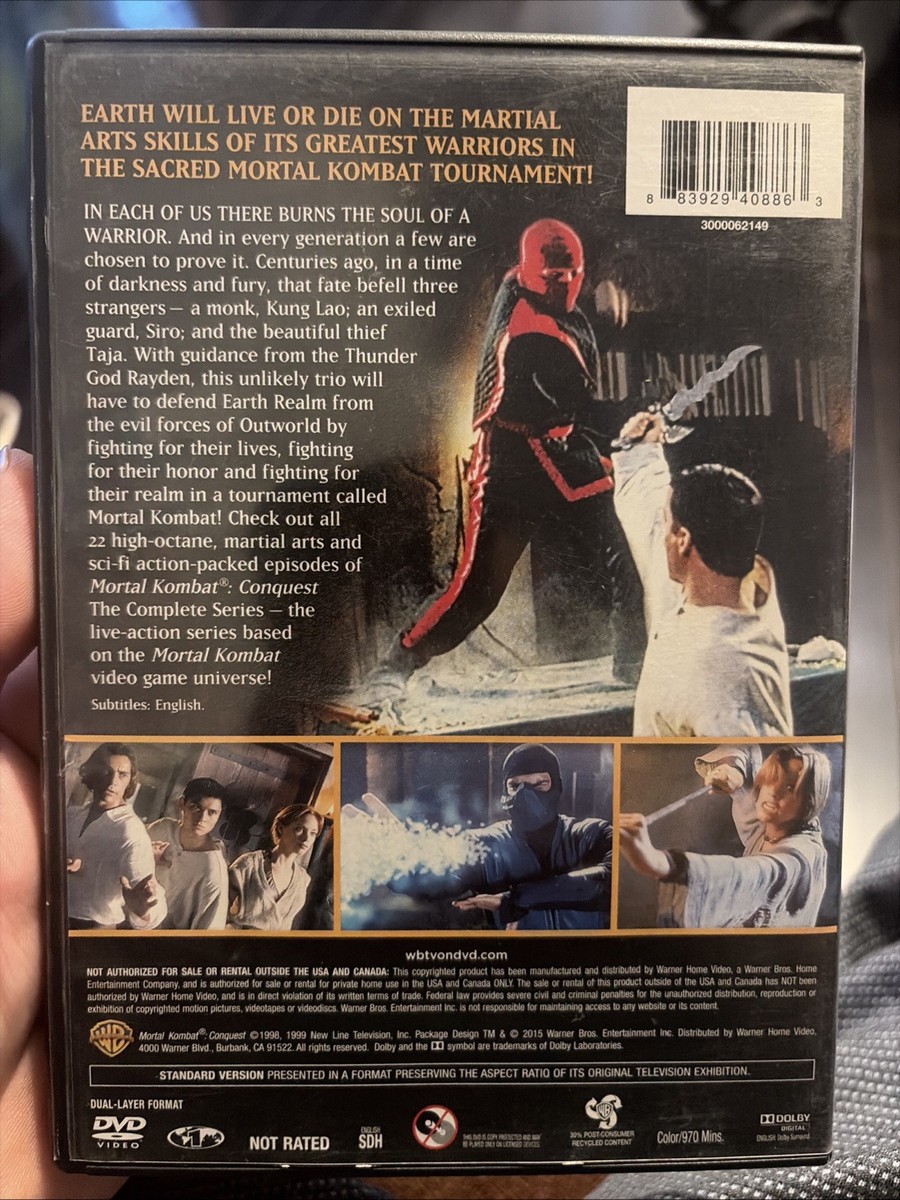 Mortal Combat: Conquest (DVD, 2015, 4-Disc Set) for sale online | eBay