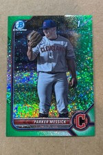 2022 Bowman Draft - Chrome Parker Messick #BDC-71 Green Sparkle Refractor /99  