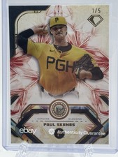 2025 Topps Diamond Icons #89 Paul Skenes Diamond Icons Red # 1/5 First on Print