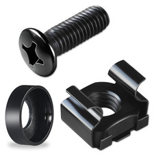 30 Pack M6 X 16Mm Rack Mount Cage Nuts, Cage Nuts and Screws, Rack Mount Screws