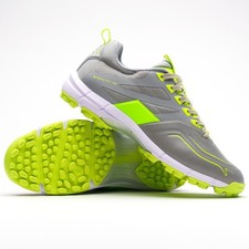 Grays Hockey Shoes - Stealth 1.0 Hockey Shoe Jr Gray Yellow Size 2-6 Free p&p