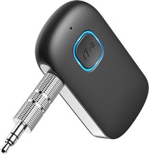 AUX Bluetooth Adapter for Car, Music Streaming, Handsfree Calls, Portable...