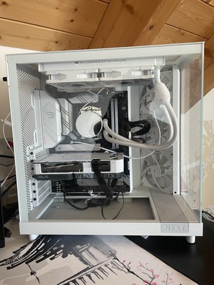 High-End Gaming-PC| RTX 4060 | AMD Ryzen 7 5700x3d Weißes RGB-Setup