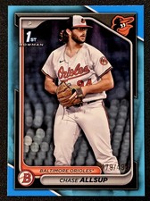2024 Bowman Draft Chase Allsup Blue 479/499 Baltimore Orioles