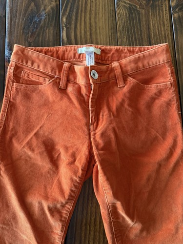 Banana Republic Pants 26 Orange Corduroy Skinny Crop Ankle Low Rise Women orange - Bild 3 von 7