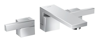 Axor Edge 3-Loch Waschtischarmatur Unterputz mit Push-Open Ablaufgarnitur -...
