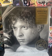 SIMPLY RED Recollections NEW 2LP CLEAR W/ BLACK MARBLE VINYL W/HYPE STICKER 