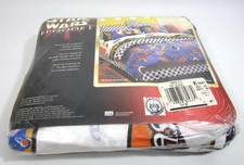 Star Wars Episode 1 Twin Sheet Set Fitted Flat  Pillowcase NEW Deadstock 1999