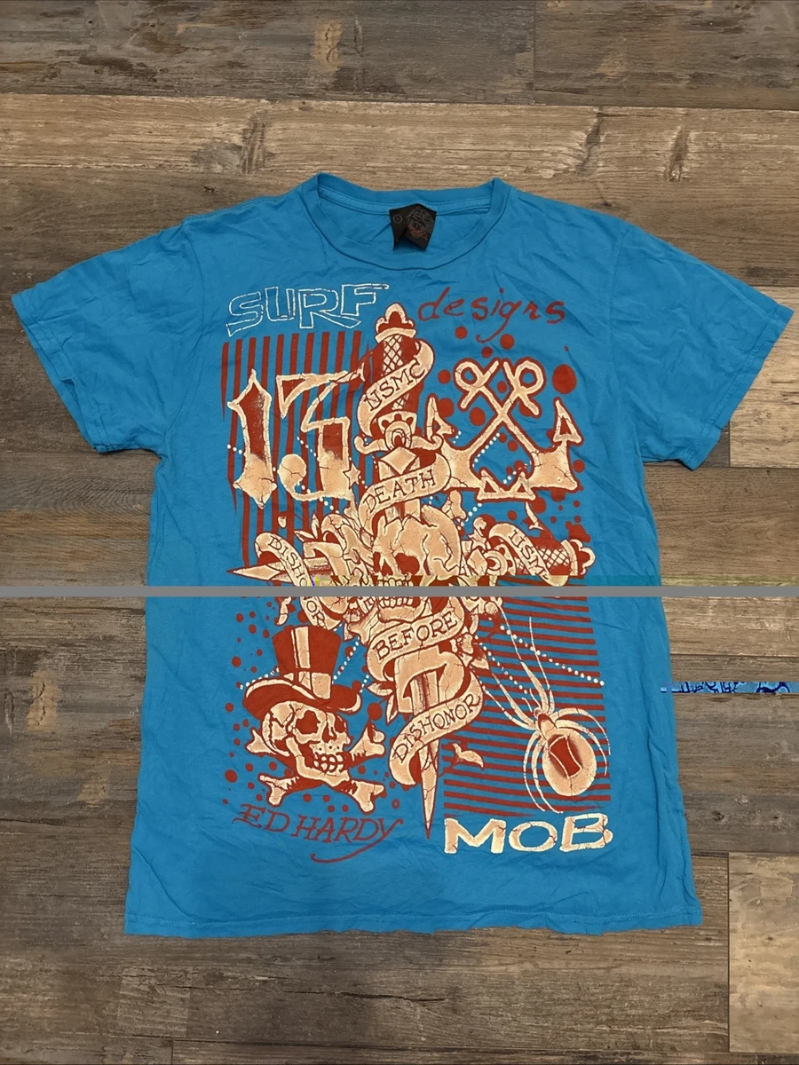 Ed Hardy Size L Blue Shirts for Men for sale | eBay