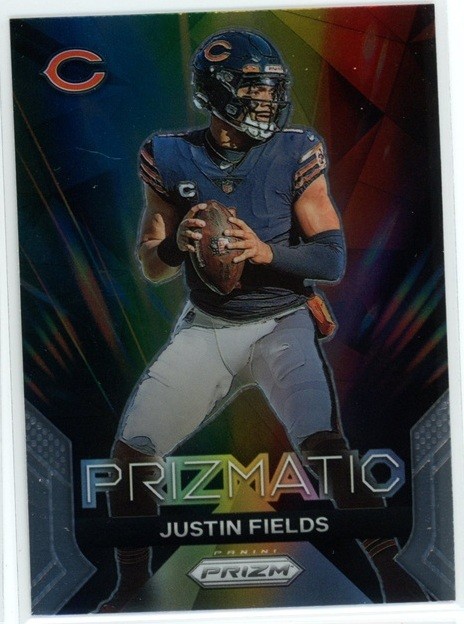 Justin Fields 2023 Panini Prizm #3 Chicago Bears Prizmatic