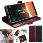 For Samsung Galaxy Note 9 Case Shockproof Leather Wallet Card Slots Phone Cover