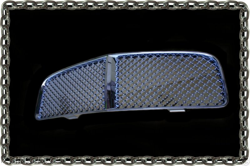 Fits 06-2010 Dodge Charger Chrome Mesh Grill Bentley Grille