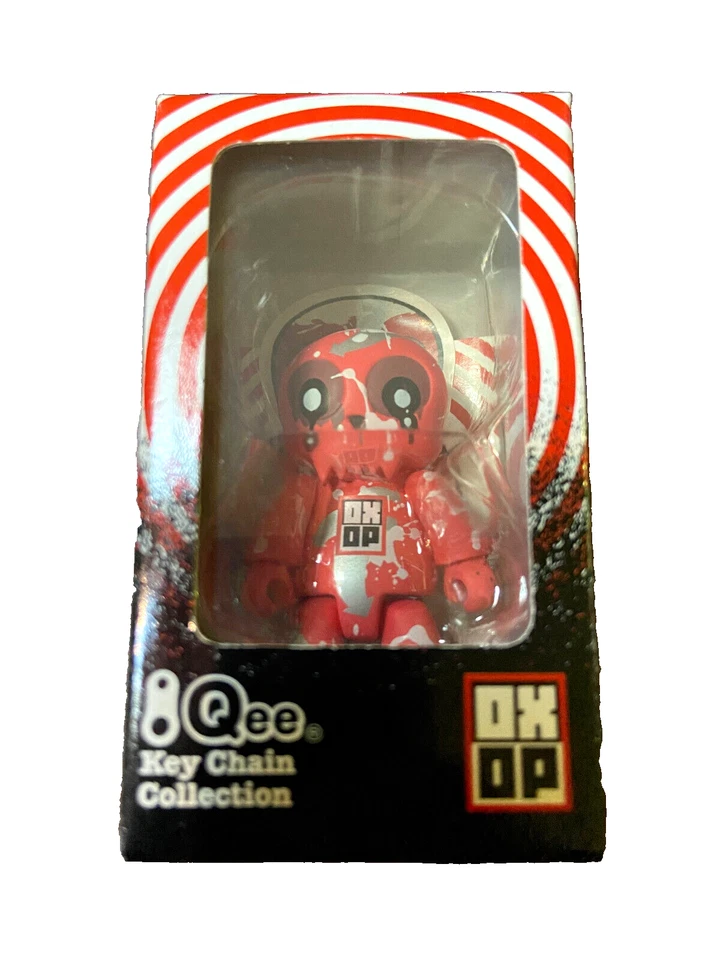 TOY2R OX OP HAZE XXL QEE ART TOY 2.5" ARTISTA SERIE 3 LLAVERO RARO NUEVO Foto 3 de 4