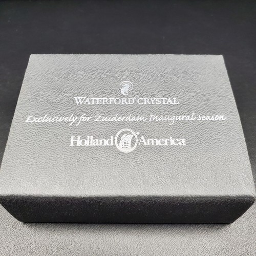 Waterford Crystal Holland America Zuiderdam Inaugural Exclusive Seepferdchen 124270 - Bild 2 von 10