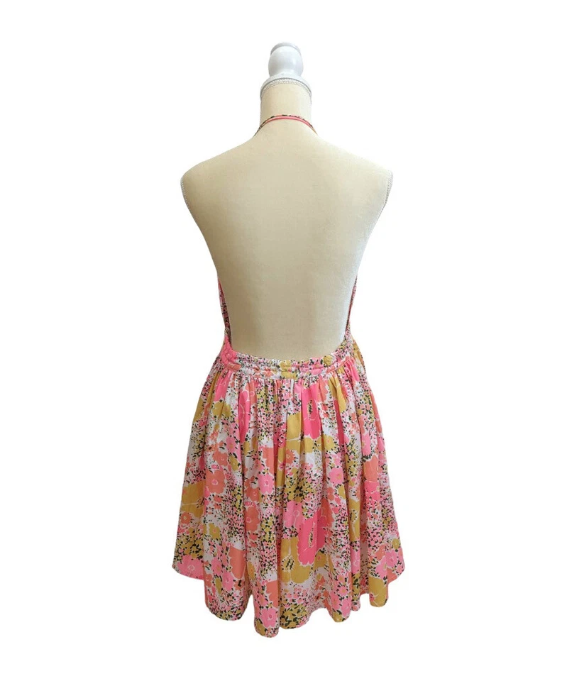 Mini vestido de natación para mujer Asos estampado tropical sin espalda talla 2 nuevo sin etiquetas Foto 3 de 4