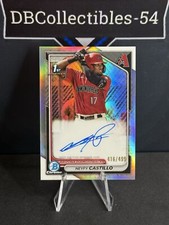 2024 Bowman Chrome Neyfy Castillo 1st Refractor Auto 416/499 Arizona
