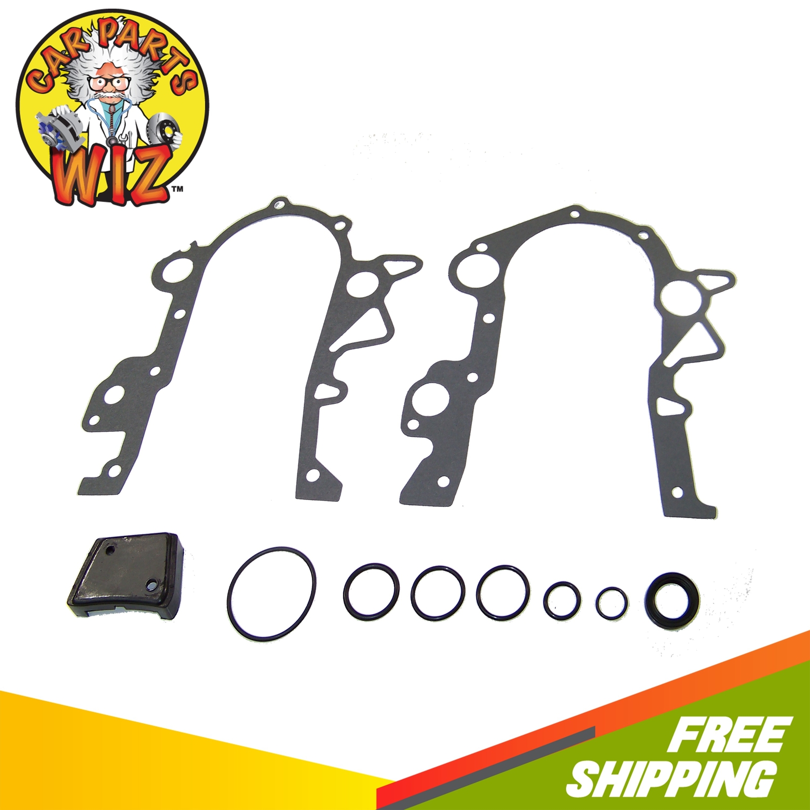 Timing Chain Kit Cover Gasket Set Oil Pump Fits 9000 Dodge Chrysler 3