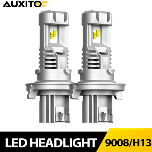AUXITO 2x CANBUS 9008 H13 LED Headlight Bulb Kit High Low Beam Light 6500K White - Imagen 14 de 32