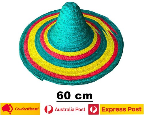 Large Mexican Straw Hat Jumbo 60cm Wide 