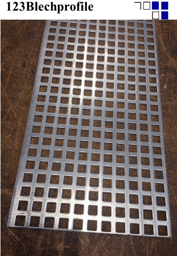 2 Tafeln 2mm Stahl verzinkt Lochblech Qg10-15 1000x2000mm  (Preis/m²44,99EUR) - Bild 8 von 9