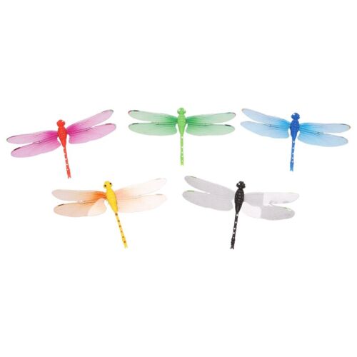 2X(5Pcs 8cm 3D Artificial Dragonflies Fridge Magnet for Home Christmas1179 - Picture 1 of 8